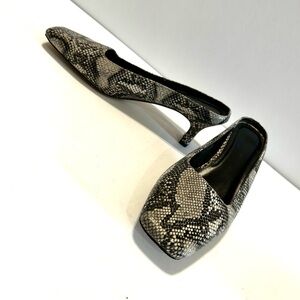 French Connection Snakeskin Pattern Women's Heels/Mules size 7